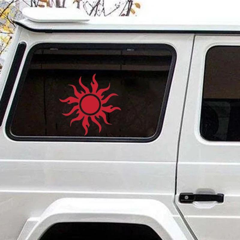 Creative TRIBAL SUN Car Stickers Cover Scratches Window Vinyl  Decal for Motorcycle Laptop Phone Helmet Decoration