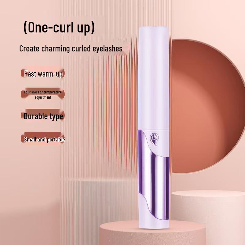 Rechargeable Heated Eyelash Curler - Portable, Long-lasting, Mini Electric Curler for Easy Shaping