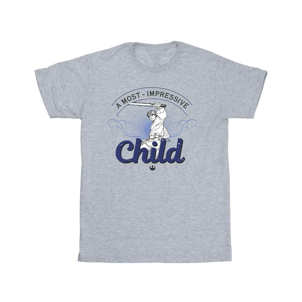 Star Wars Boys A Most Impressive Child T-Shirt