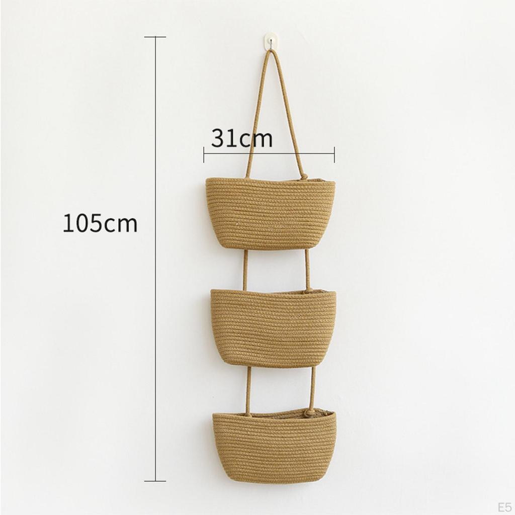 Hanging Mount Organizer Kitchen Baskets for Holder Decoration