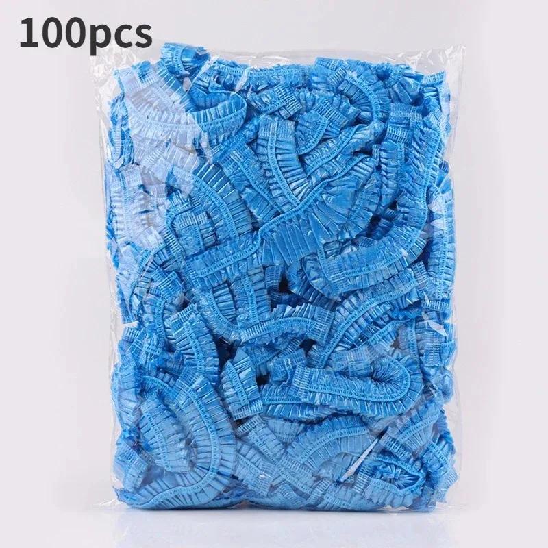 Shower Cap Sauna Disposable Transparent Bonnets Silk Bonnet Beauty Satin Hat Hair Night Hairstyles Sleep Personal Care Bath Home