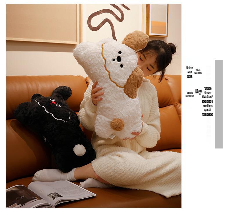 Niedliches Dudu Plüschhund Kissen - Weiche Sofa Rückenlehne & Heimdekorationsgeschenk