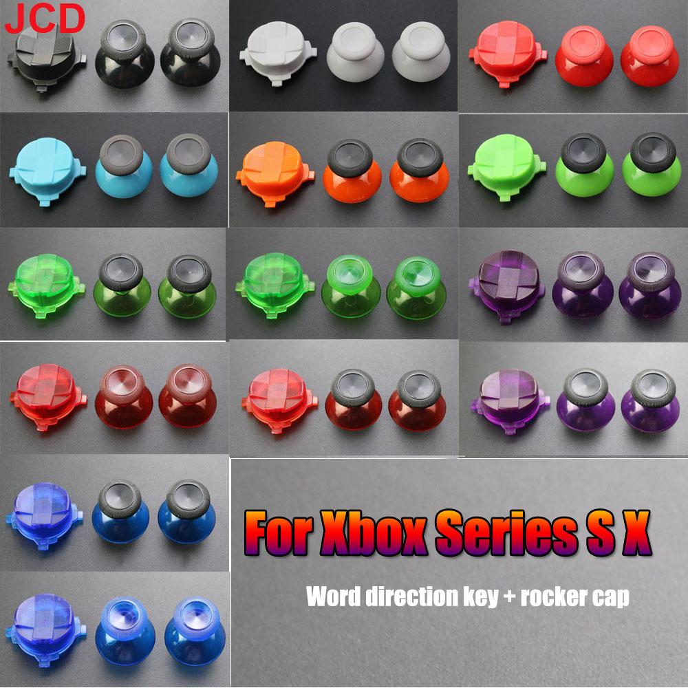 5in1 For Xbox Series X S Controller LB RB Button Strip Middle BaffleStrip Cross Direction Keys Analog Joystick Cap D-Pad Button