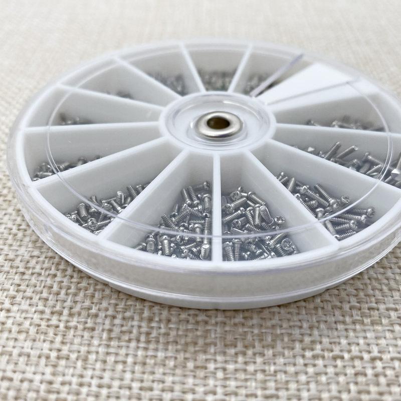 600/1200pcs Professional Eyeglass Repair Kit for Watch/Glasses Includes Screws for Frameless Legs & Sunglasses Fixing Tools