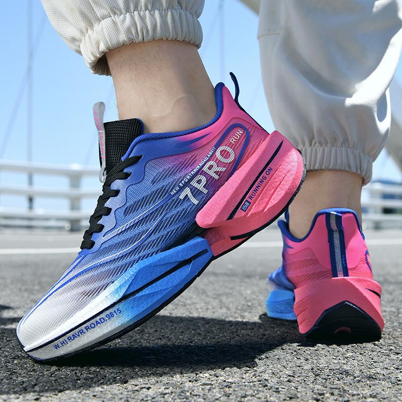 Outdoor Casual Men's Shoe New Marathon Racing Comfortable Non-slip Sports Training Shoes Full Palm Carbon Plate Running Shoes