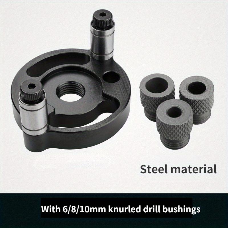 Self-centering 6 8 10mm Dowel Jig Wood Panel Puncher Hole Locator Beech Central Holing Position Measuring Drilling Woodworking Tool
