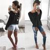 Premium Quality Mode Femmes Long Sleeve Tops For Casual Cotton T Shirts
