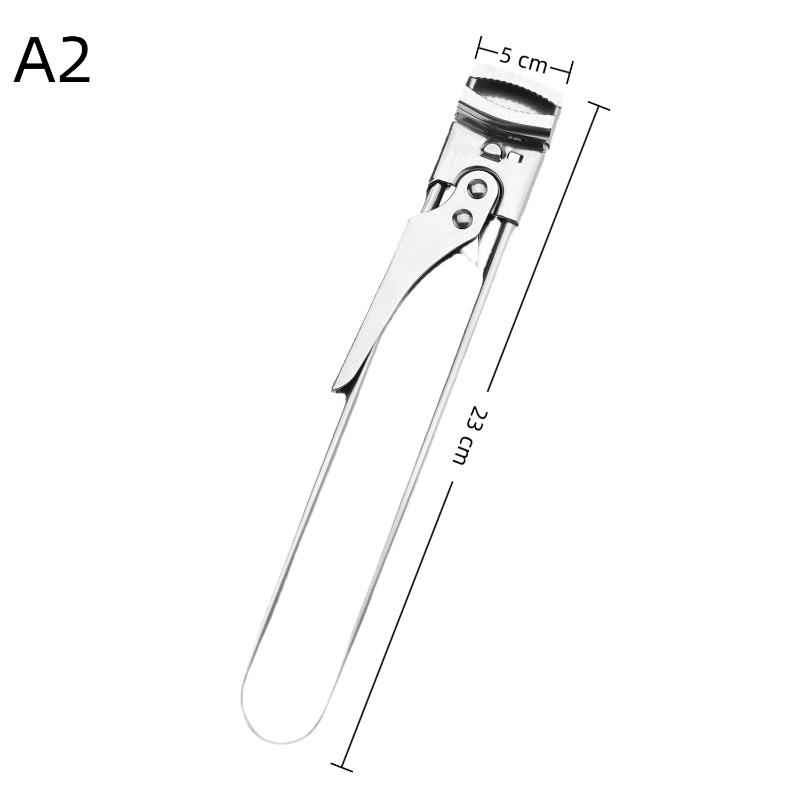 Stainless Steel Multi Function Can Jar Opener Labor Saving Adjustable Grip Easy Use Household Kitchen Gadget