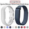 Für Google Fitbit Air Silikon+Nylon-Schlaufe für Fitbit Air Fitness-Tracker 1:1 Original Sport-Uhrenarmband Armband Zubehör 3