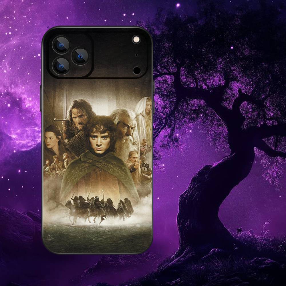 The L-Lord Of The R-Rings Phone Case For iPhone 17,16,15,14,13,12,Pro,Max,Plus,E,SE4,Air,Mini Black Soft Box