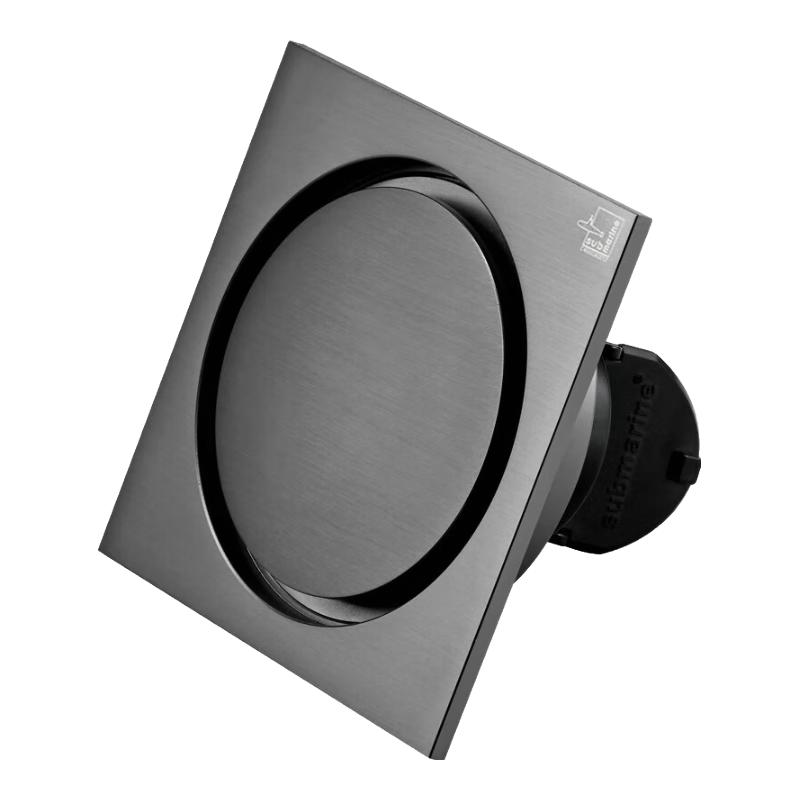 Submarine MTFD50-10 Brass Gunmetal Grey Square Floor Drain