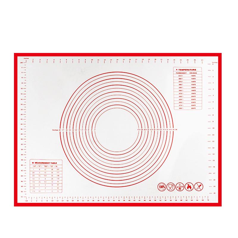Large Non-Slip Silicone Baking Mat - Thick, Non-Stick, Heat-Resistant Kneading Surface for Household Use