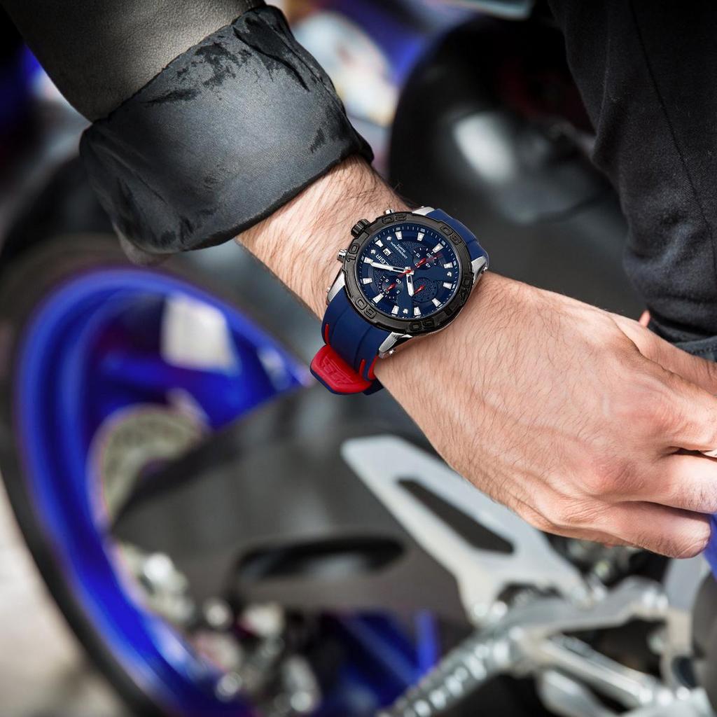 MEGIR Fashion Sport Men Watch Relogio Masculino Brand Silicone Military Watches Clock Men Quartz Wrist Watch Hour Time Saat