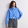 Chuyu Women's Hollow Lace Cotton Shirt