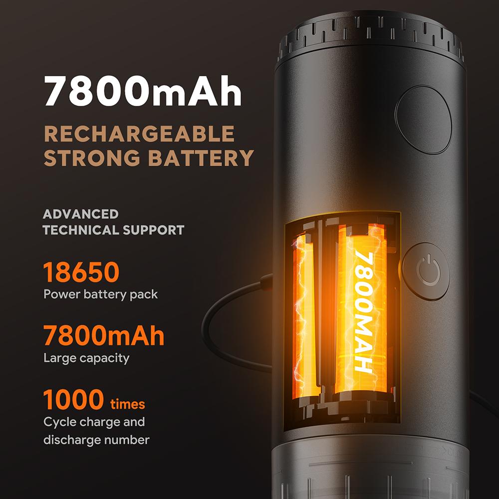 3-in-1 Wireless Electric Portable Espresso Coffee Machine for Car & Home Camping Coffee Maker Capsule Powder Travel Coffee Maker