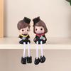 1 Set Hanging Legs Romantic Couple Showpiece | Cute Boy &Girl | Gift for Him/Her, Mother's Day,Home Décor, Living Room