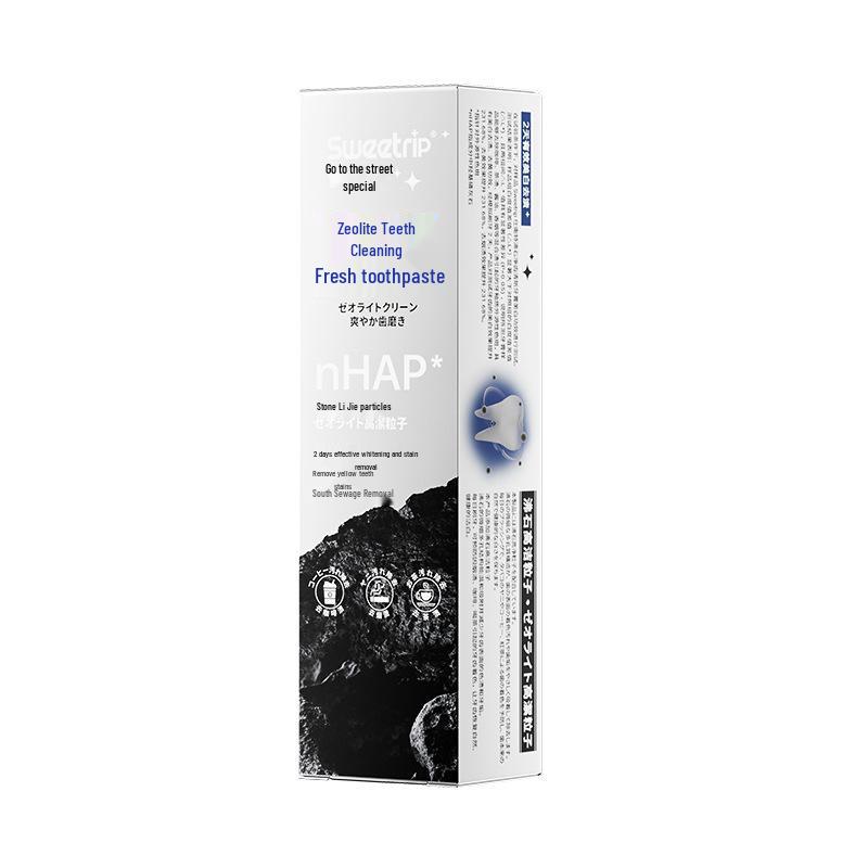 Japanese Zeolite Whitening Toothpaste for Stains from Smoke, Tea, Coffee - Bright & Fresh Breath