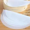 10PCS Non-stick Silicone Steamer Mesh Mat Reusable Round Bamboo Steamer Liner Kitchen Dim Sum Dumplings Buns Steamed Pad