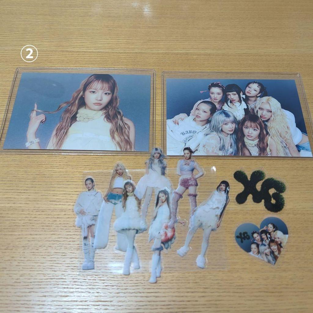 Used XG CD Postcard & Sticker Set