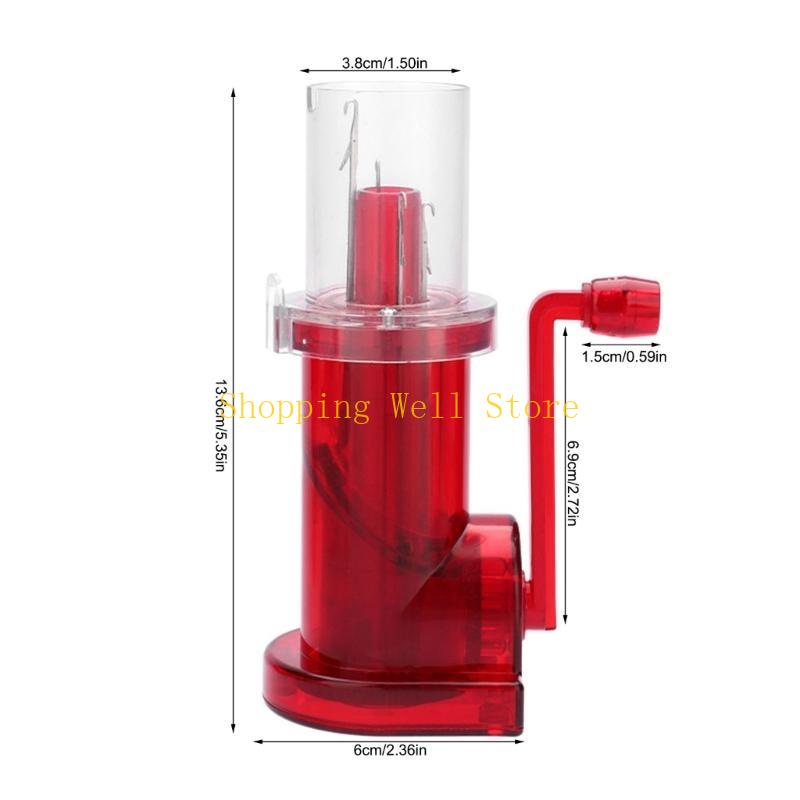 KX4B Hand Cranked Knitting Machine Knitting Mill Machine Manual Cord Knitter With Yarn Needle Cord for Bracelets Braiding