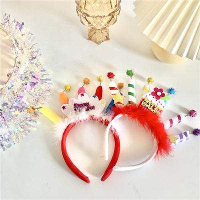 Happy Birthday Headwear Korean Style Headband Birthday Hairband Women Hair Hoop Hair Accessories