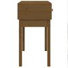 Vidaxl Console Table, Honey Brown, 76.5X40X75 Cm, Pine Wood