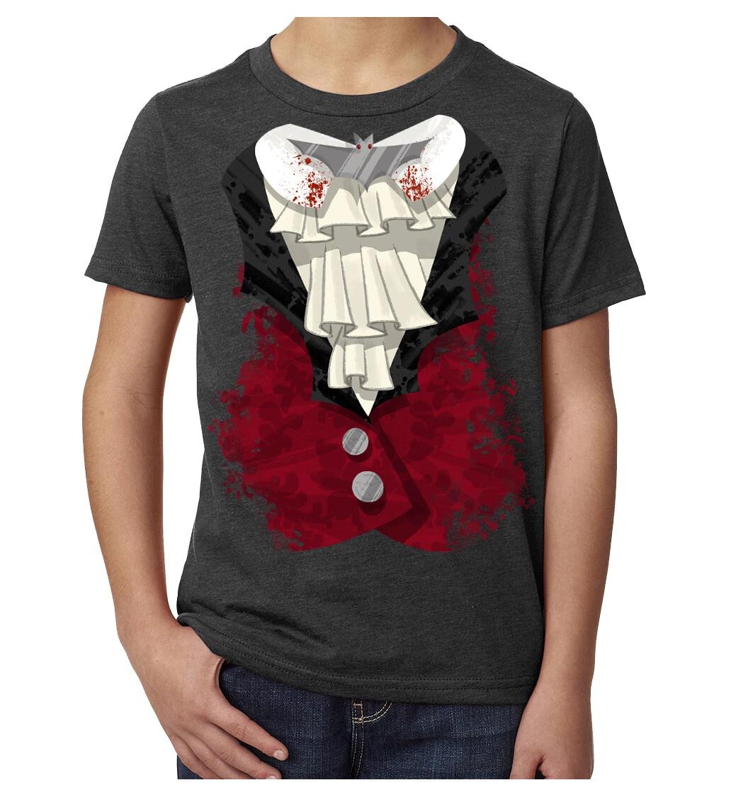 Vampire Costume T-Shirt, Kid s Graphic Tees, Funny Halloween Kid s Shirts! M