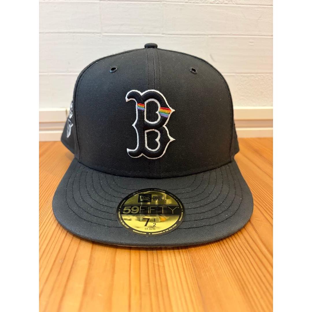 Used Rare Cotton New Era Red Sox 59FIFTY 7 1/2 Cap