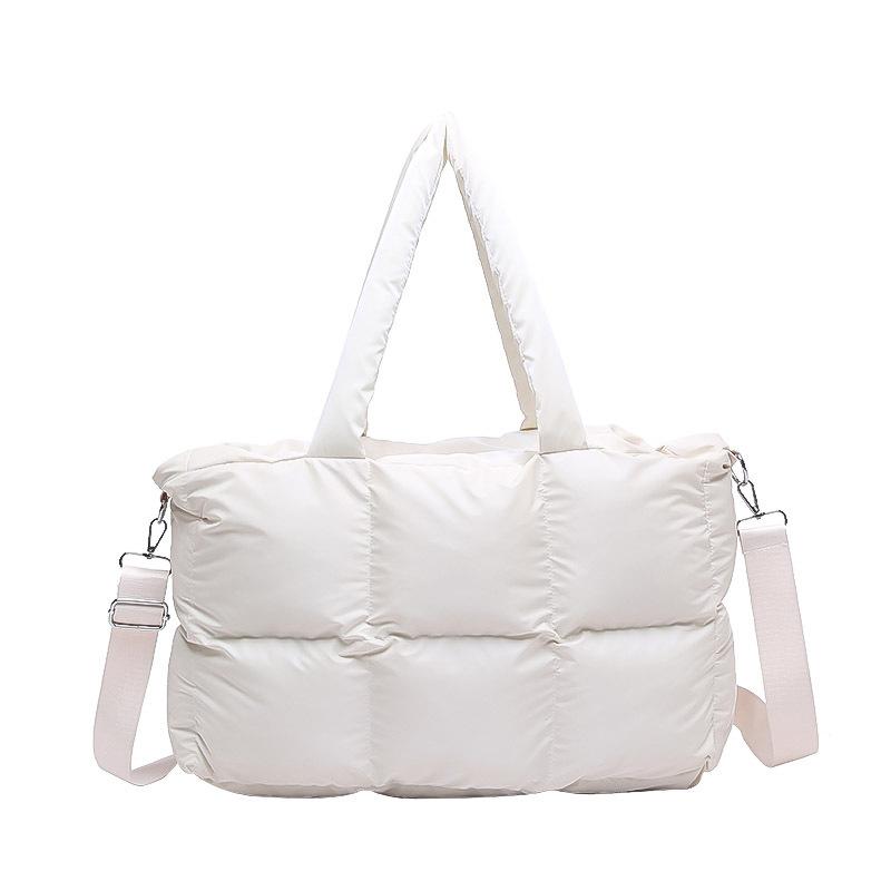 Wholesale Niche Fashionable Personalized Down Jacket Space Bag Trendy Versatile High-end Single Shoulder Messenger Women's Bag