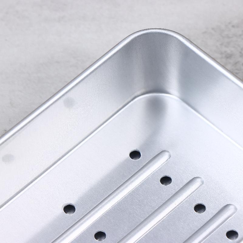 Square Aluminum Soap Dish Soap Box With Lid Aluminum Soap Holder Travel Soap Travel Soap Tray Container For Dish Home Bathrooms