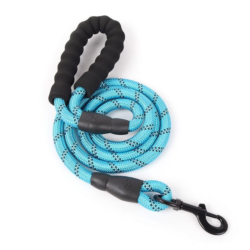 Extended Night Reflective Dog Leash, Foam Handle, Dog Leash, Dog Food, Dog Walking Leash, Pet Supplies