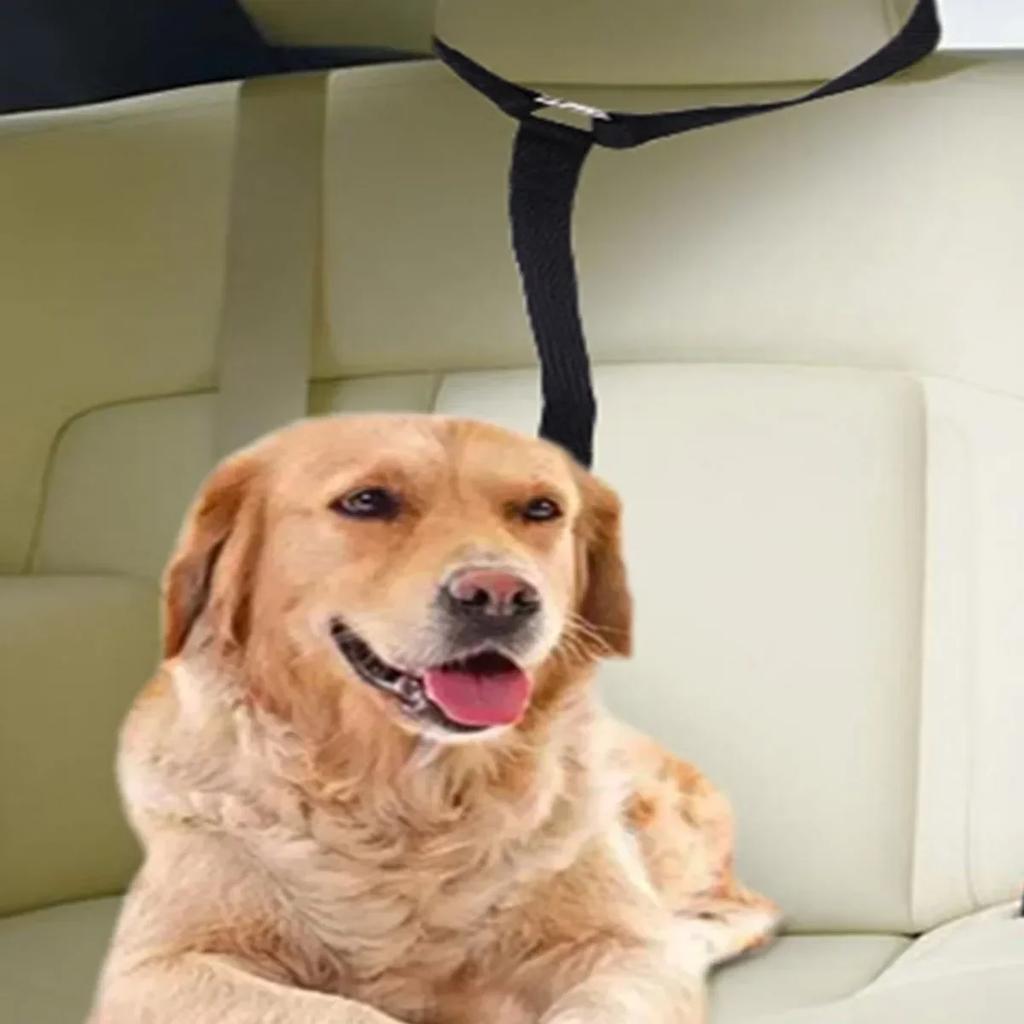 1 adet Evcil Köpek ve Kedi Emniyet Kemeri, Araba Başlık Desteği, Ayarlanabilir Güvenlik İpi, Araba Emniyet Kemeri