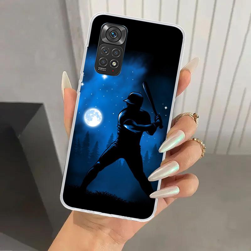 

Baseball Sport Phone Case for Xiaomi Redmi Note 15 14 14S 13 12S 12 Pro 11S 11 Plus 11T 11E 10S Soft Funda Print Shell Redmi Not Redmi Note 10 Pro 4G