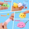 10-50PCS Mini Kawaii Mochi Squishy Toys for Kids Birthday Party Favors Pinata Filler School Prizes Christmas Stocking Stuffers