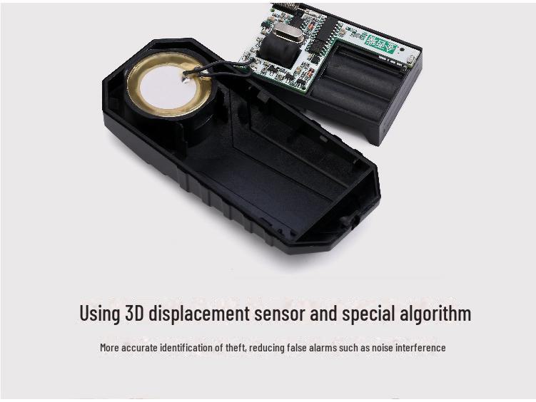 Wireless Bicycle & Electric Vehicle Anti-Theft Vibration Alarm with Remote Control - SF22R