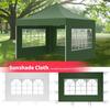 3*2 M Pop Up Canopy Tent With 3 Sidewalls, Wedding Party Tent Outdoor Canopy Uv50+ Waterproof Canopy Tent Outdoor Gazebo