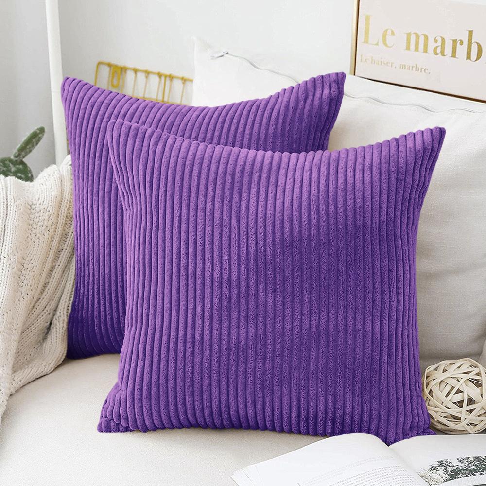 2026 Mutil Size Corduroy Pillow Cover Soft Plush Flannel Cushion Cover Fluffy Couch Pillow Case for Sofa Living Bed Room Decor