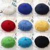French Baggy Winter Warm Wool Beret Cap Flat Cap Hat Autumn Beret Hat Felt Berets