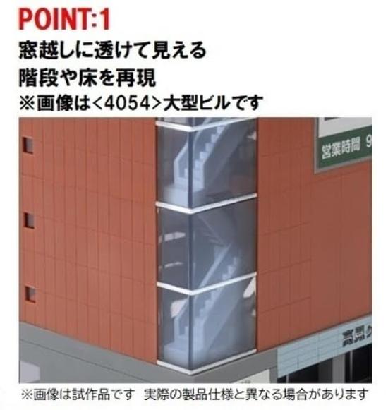 TOMIX N Gauge General Building Blue 4055 Diorama Supplies