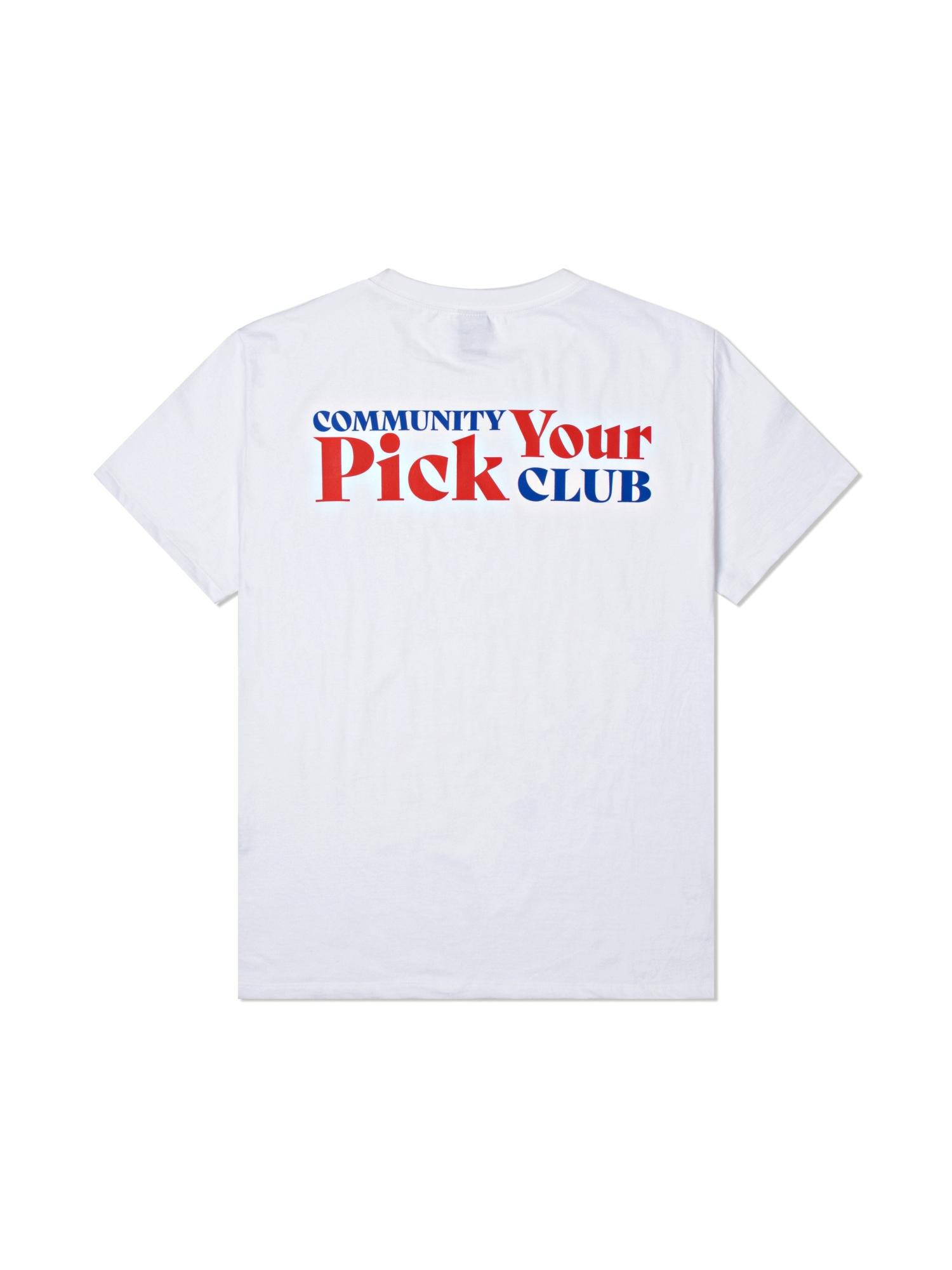 Community Club Pycc T-Shirt Rb (White) L