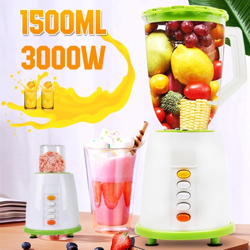 1500ML Nutrition Machine Juice blenders Fruit Juicer Mixer Timer-Blenders Ice-Crusher Food-Processor 18x37x14x16.5cm
