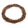 6 Stück Zierkranz Handgeflochten Rattan Holz Rustikal Heimdekoration für Tür Wand Mittelstücke 15cm AD
