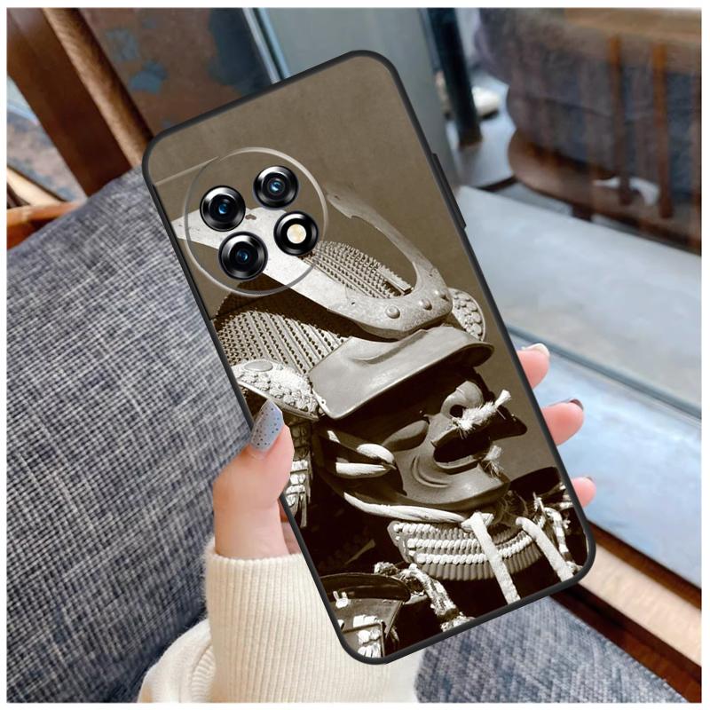Japanese Samurai Case For OnePlus 13T 8T 10T 9 10 Pro 15 13 12 11 13R 12R Nord CE 5 2 3 4 Lite N20 N30 Coque