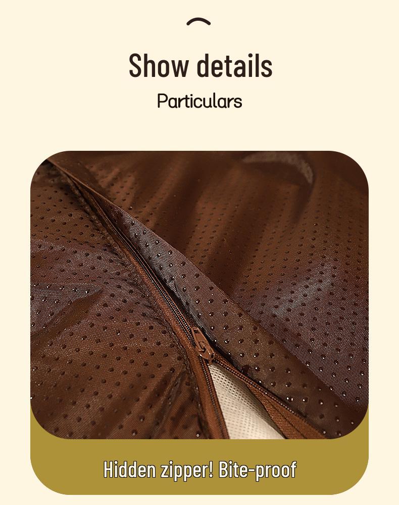 Cztery Pory Roku Zmywalne Legowisko dla Psa: Zdejmowana poduszka, Duża, Ciepła, Odpowiednia na wszystkie pory roku