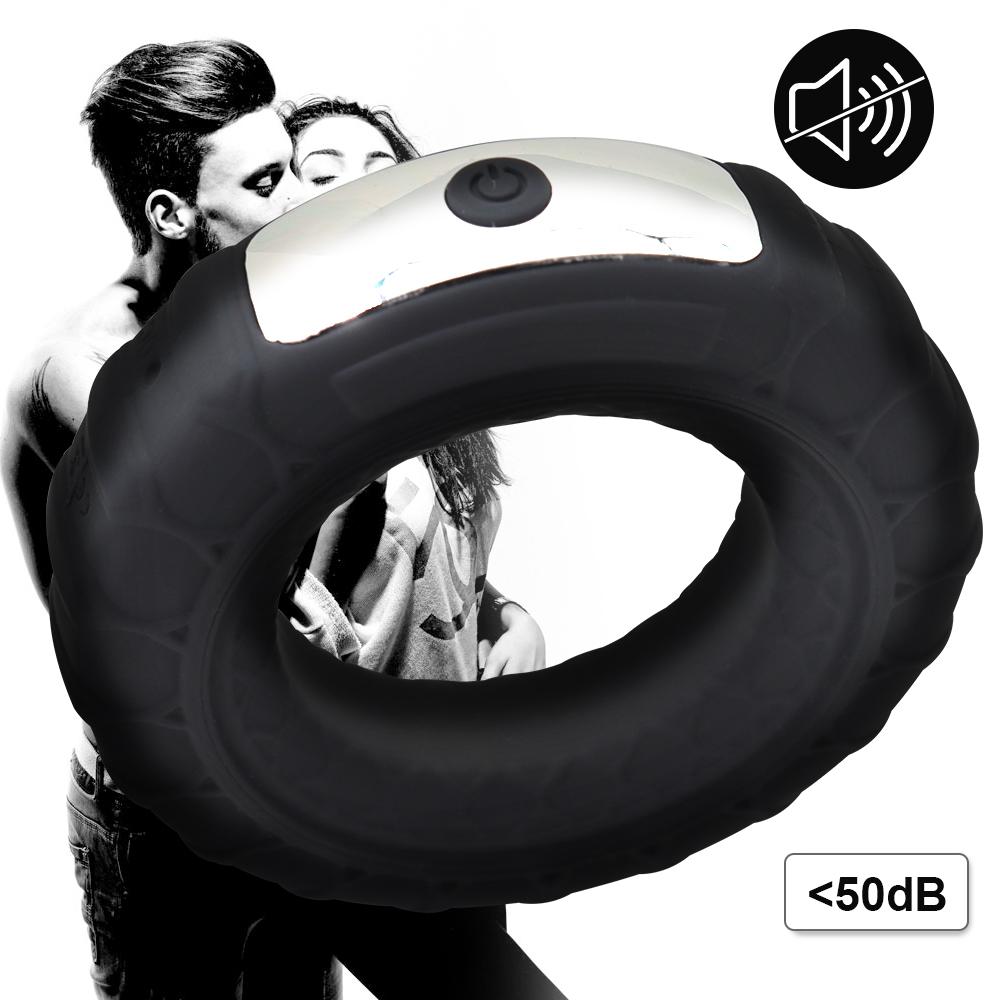 Wireless Remote Control Penis Ring Vibrator Stimulate Women Clitoris Massage Delay Ejaculation Cock Erection Vibrating Ring Shop