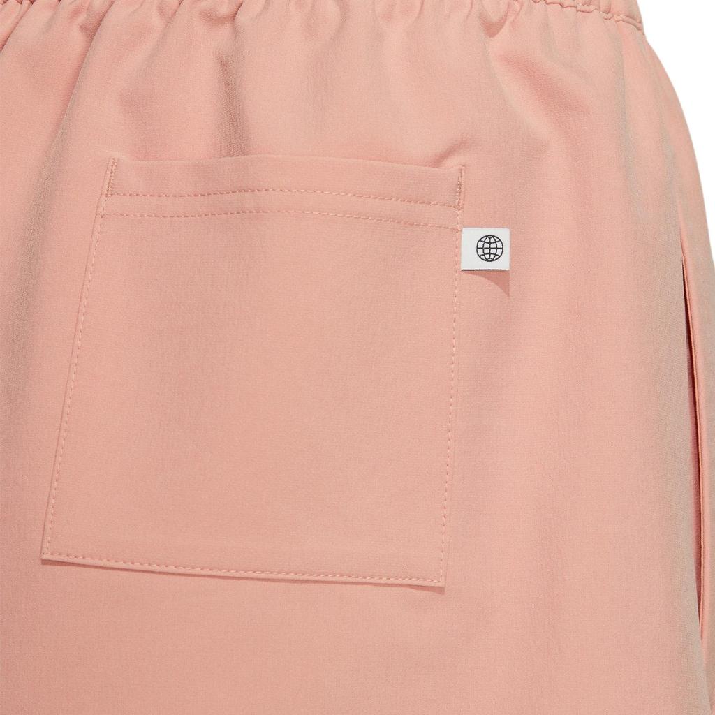 adidas Originals Embroidered Pattern Casual Straight Leg Shorts Women Shorts Pink HR3478