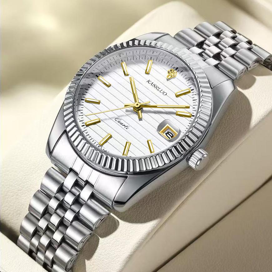 Casaro Watch Men'S Watch Fashion Business Quartz Watch Men'S Watch Calendar Luminous Source