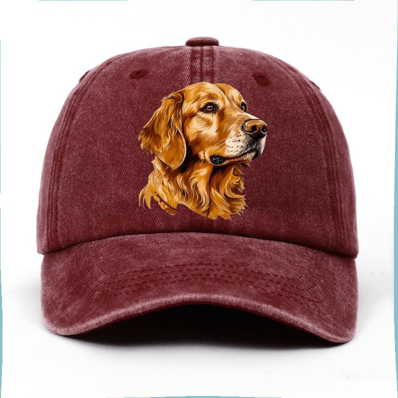 Golden Retriever Printed Baseball Cap, Lightweight and Adjustable, Suitable for Both Men and Women As a Gift for Dog Lovers