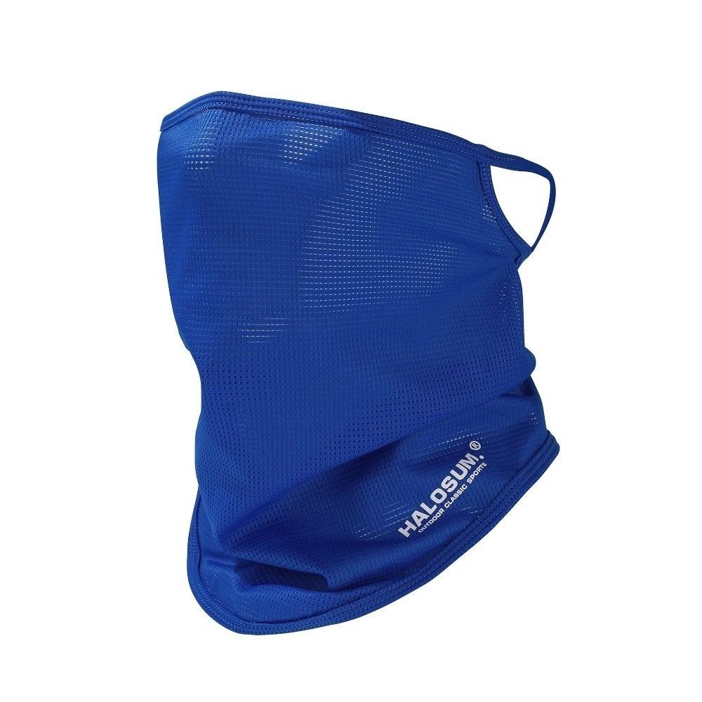 Sunscreen Ice Silk Sunscreen Mask Dustproof Mesh Mask Riding Equipment Windproof Scarf Unisex синий