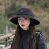 New Summer Sun Hat for Women with a High-end Feel. Grass Woven Large Eave Breathable Fisherman Hat. Outdoor Hiking Sun Hat